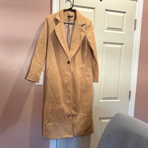 SHEIN Women's Tan Long Coat